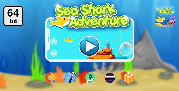 دانلود سورس بازی اندروید Sea Shark Adventure به همراه Admob