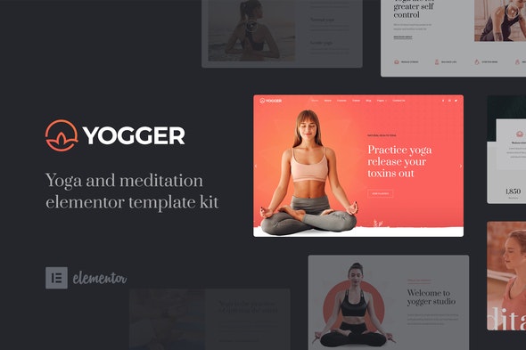 دانلود قالب المنتور Yogger - پوسته یوگا و مدیتیشن وردپرس