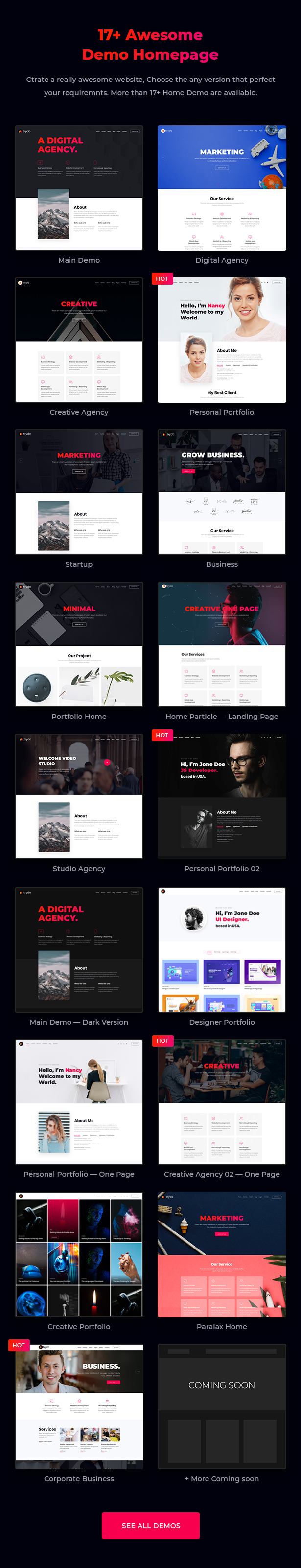 Trydo - Creative Agency & Portfolio WordPress Theme - 6