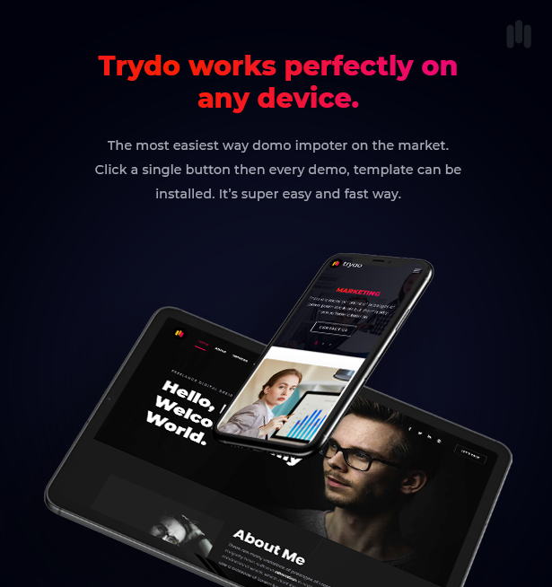 Trydo - Creative Agency & Portfolio WordPress Theme - 10