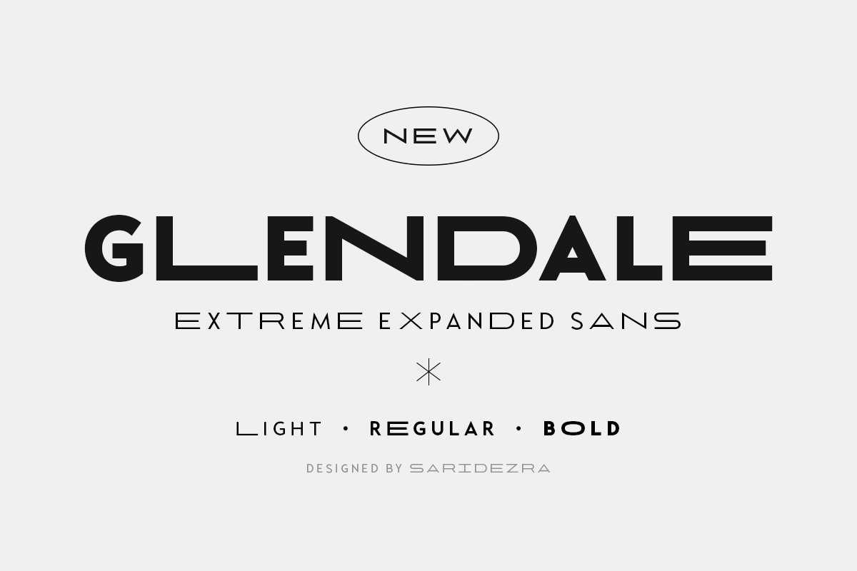 دانلود فونت انگلیسی پرمیوم Glendale