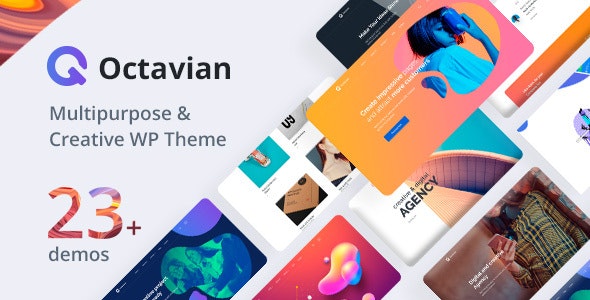 دانلود قالب وردپرس Octavian - پوسته چندمنظوره خلاقانه و شرکتی