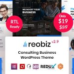 دانلود قالب وردپرس Reobiz - پوسته کسب و کار و تجارت وردپرس