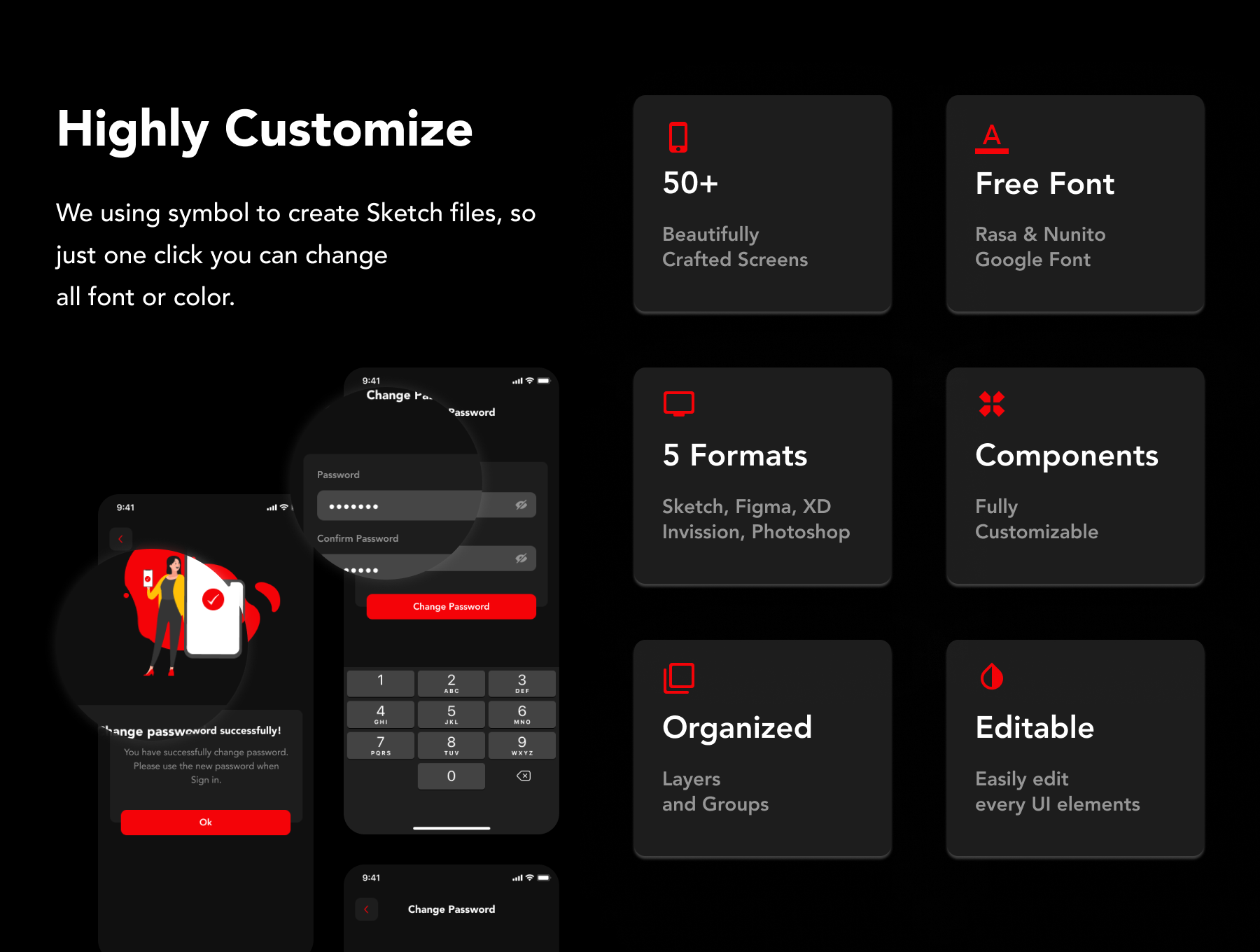 دانلود UI Kit اپلیکیشن موبایل فیلم و سریال WaFilm