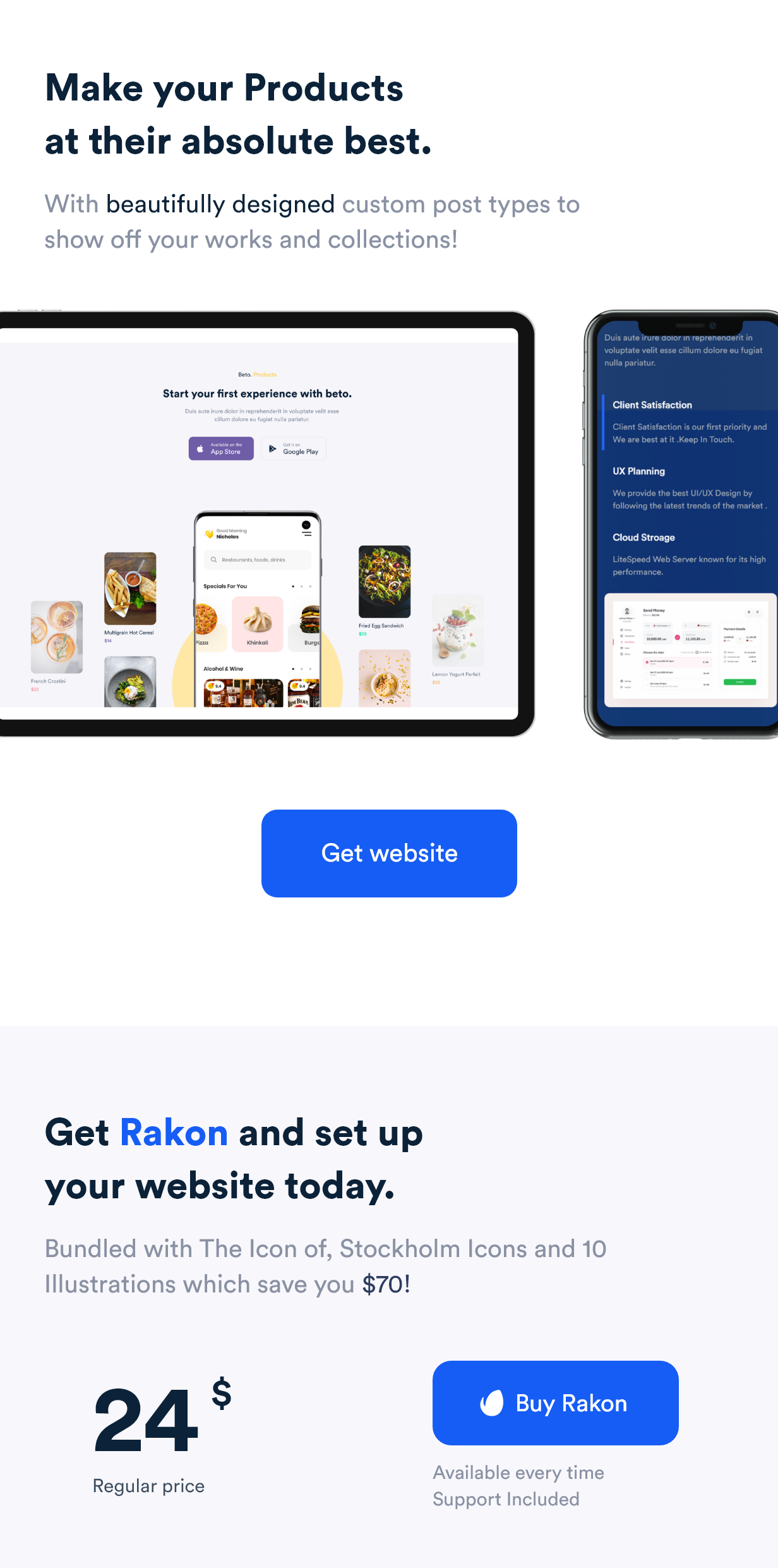 Rakon - Creative Multi-Purpose Landing Page HTML5 Template (RTL Supported) - 5