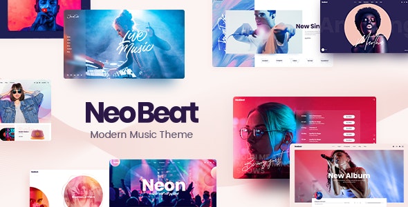 دانلود قالب وردپرس NeoBeat - پوسته موزیک و سرگرمی وردپرس