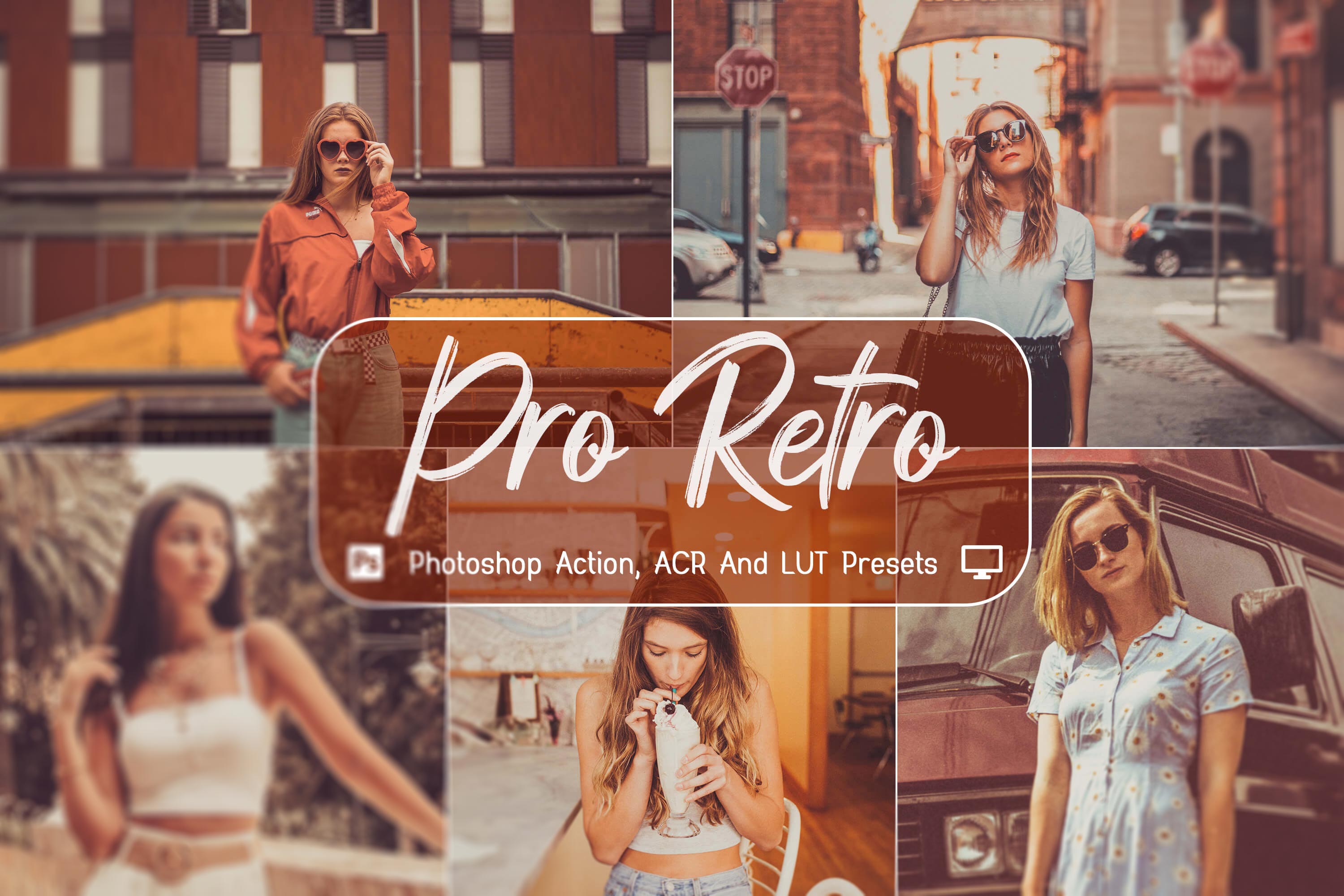 دانلود مجموعه 10 اکشن فتوشاپ Pro Retro