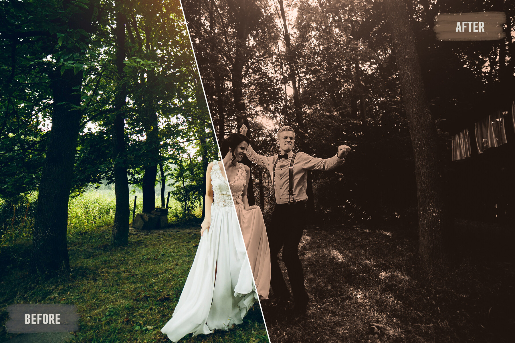 50 Sepia Wedding LUTs Pack