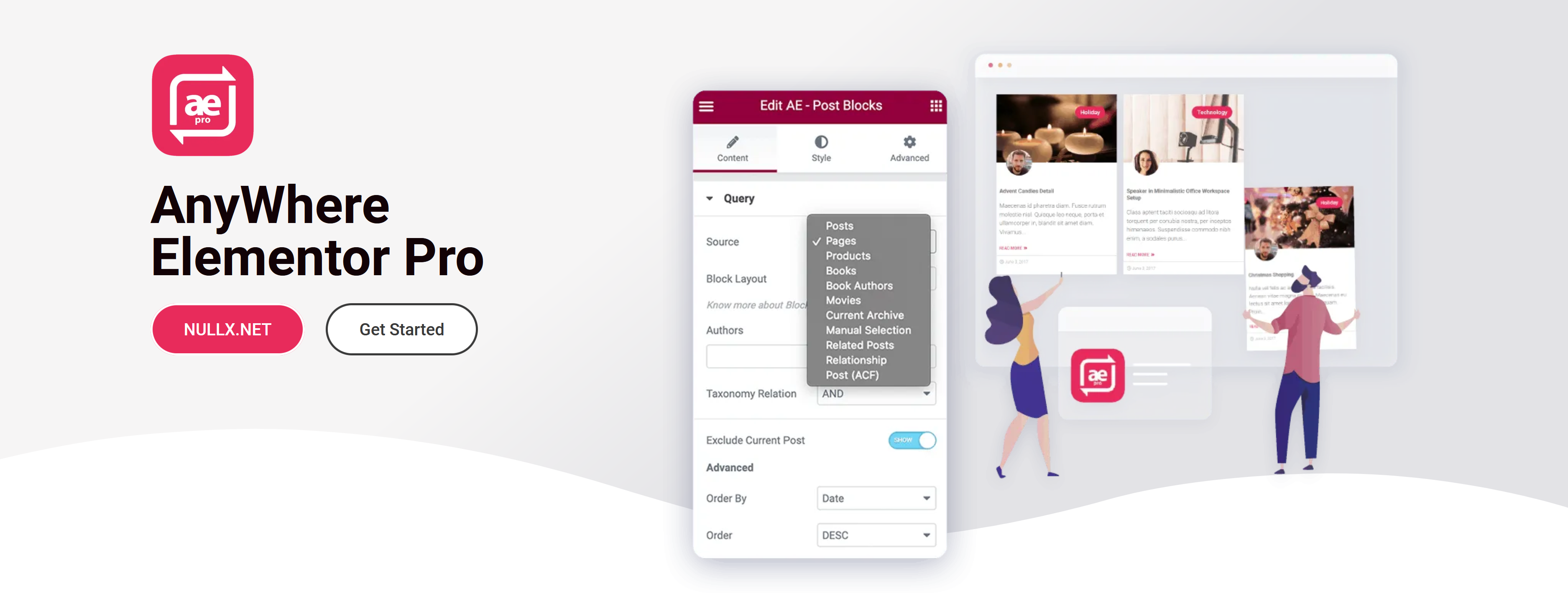 دانلود افزونه وردپرس AnyWhere Elementor Pro