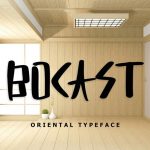 دانلود فونت انگلیسی Bocast Japan Style Display