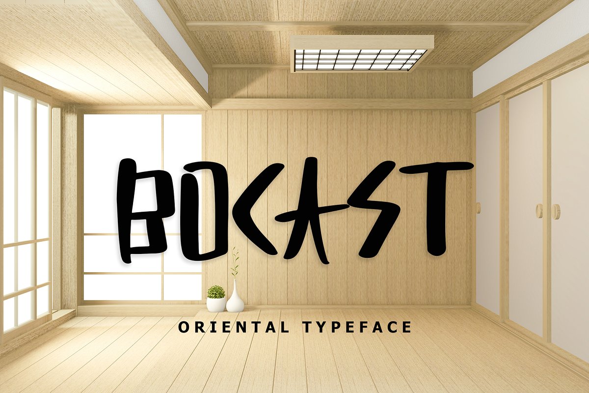 دانلود فونت Bocast Japan Style Display