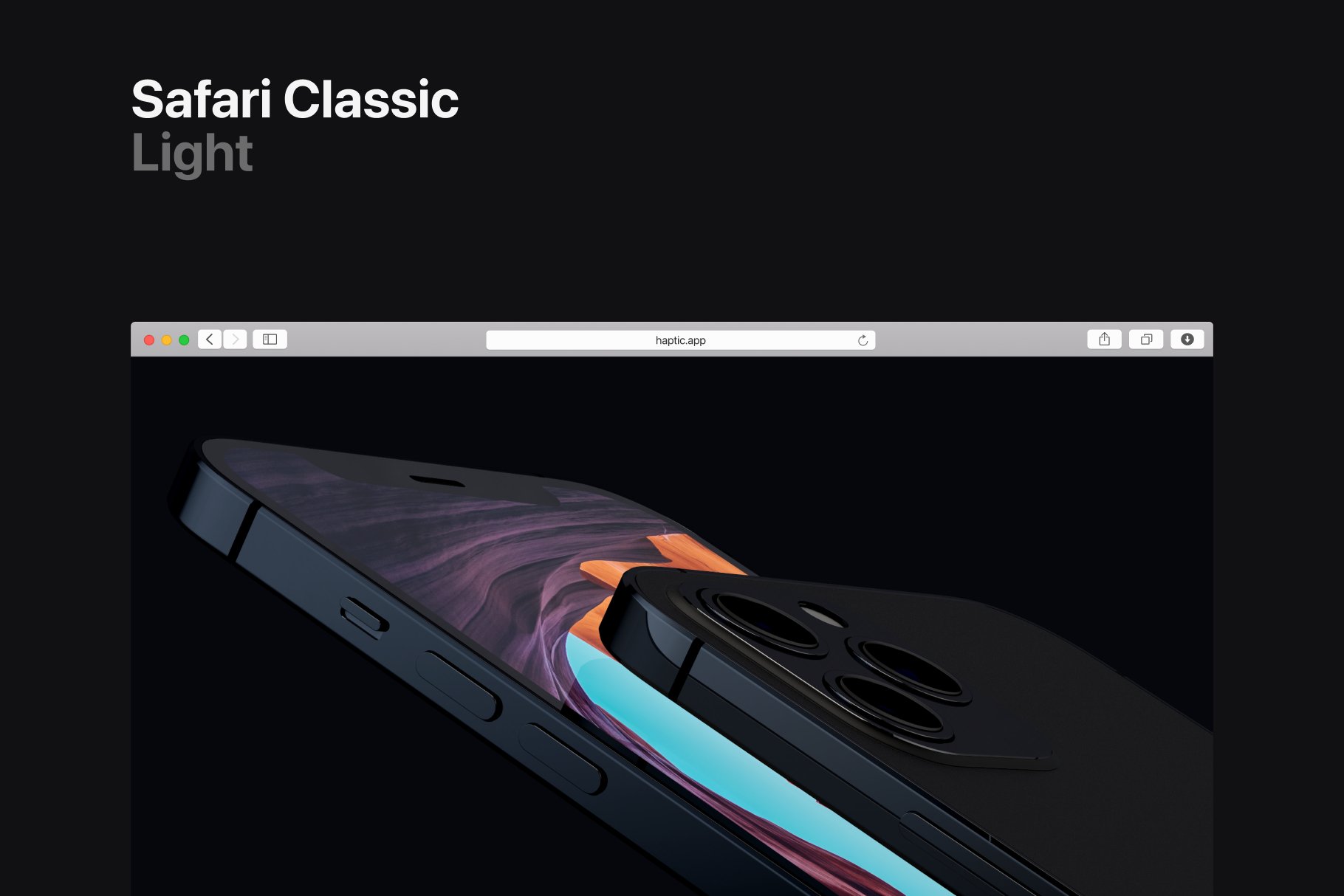 دانلود موکاپ لایه باز Browser Frames