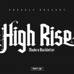 دانلود فونت انگلیسی High Rise