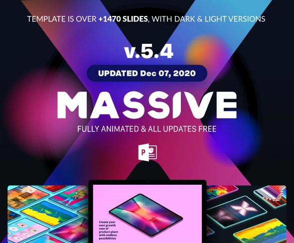 دانلود مجموعه بی نظیر قالب پاورپوینت Massive X