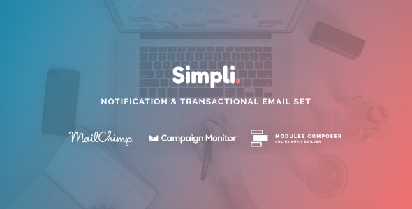 دانلود قالب سایت Simpli - قالب ایمیل و اطلاع رسانی چند منظوره HTML