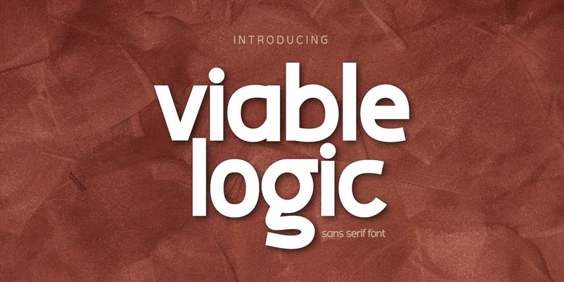 دانلود فونت انگلیسی Viable Logic