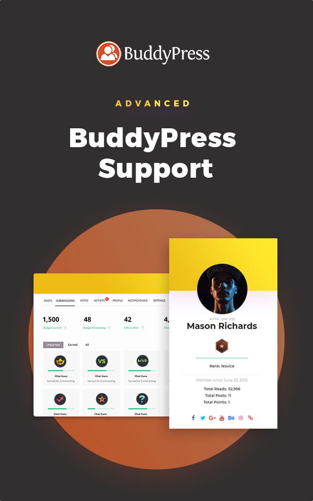 Enhanced Buddypress Support Enhanced Buddypress Support
