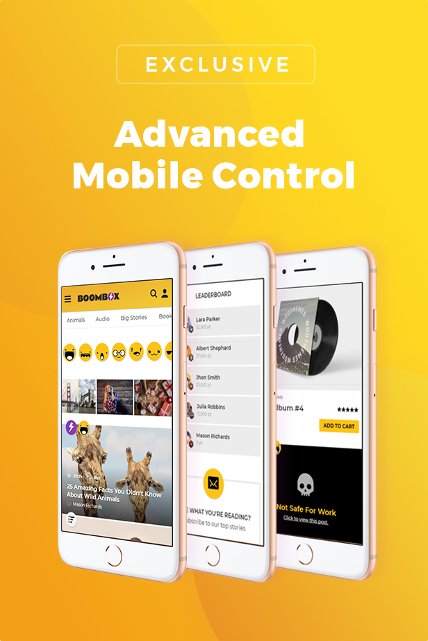 Advanced Mobile Control Advanced Mobile Control
