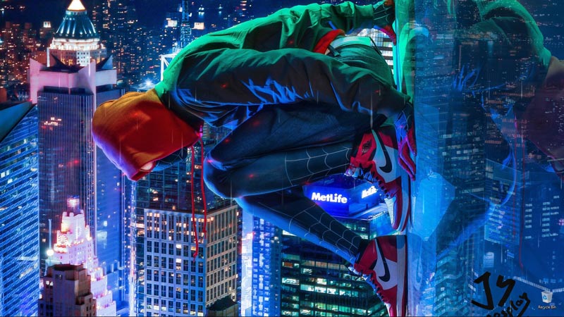 دانلود والپیپر زنده Into the Spider-Verse