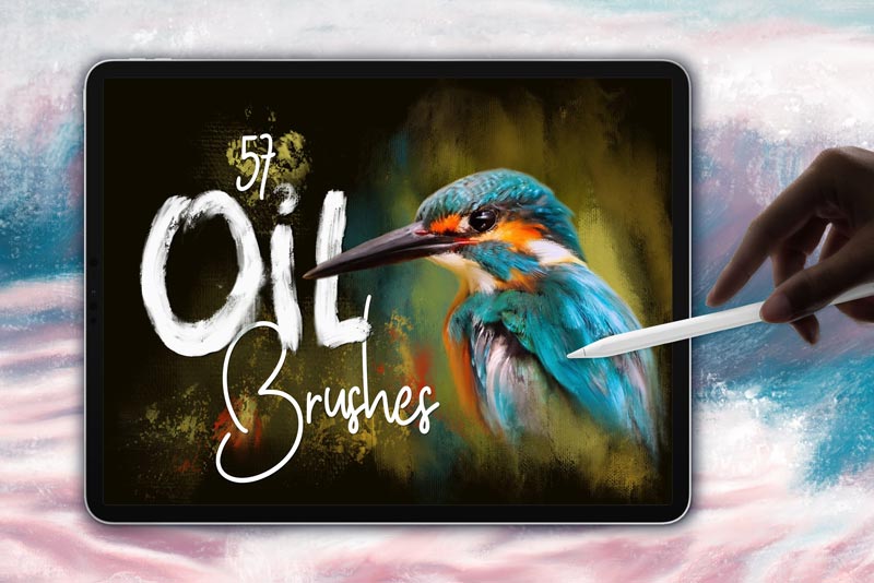 دانلود مجموعه براش های Oil Brushes برای پروکریت