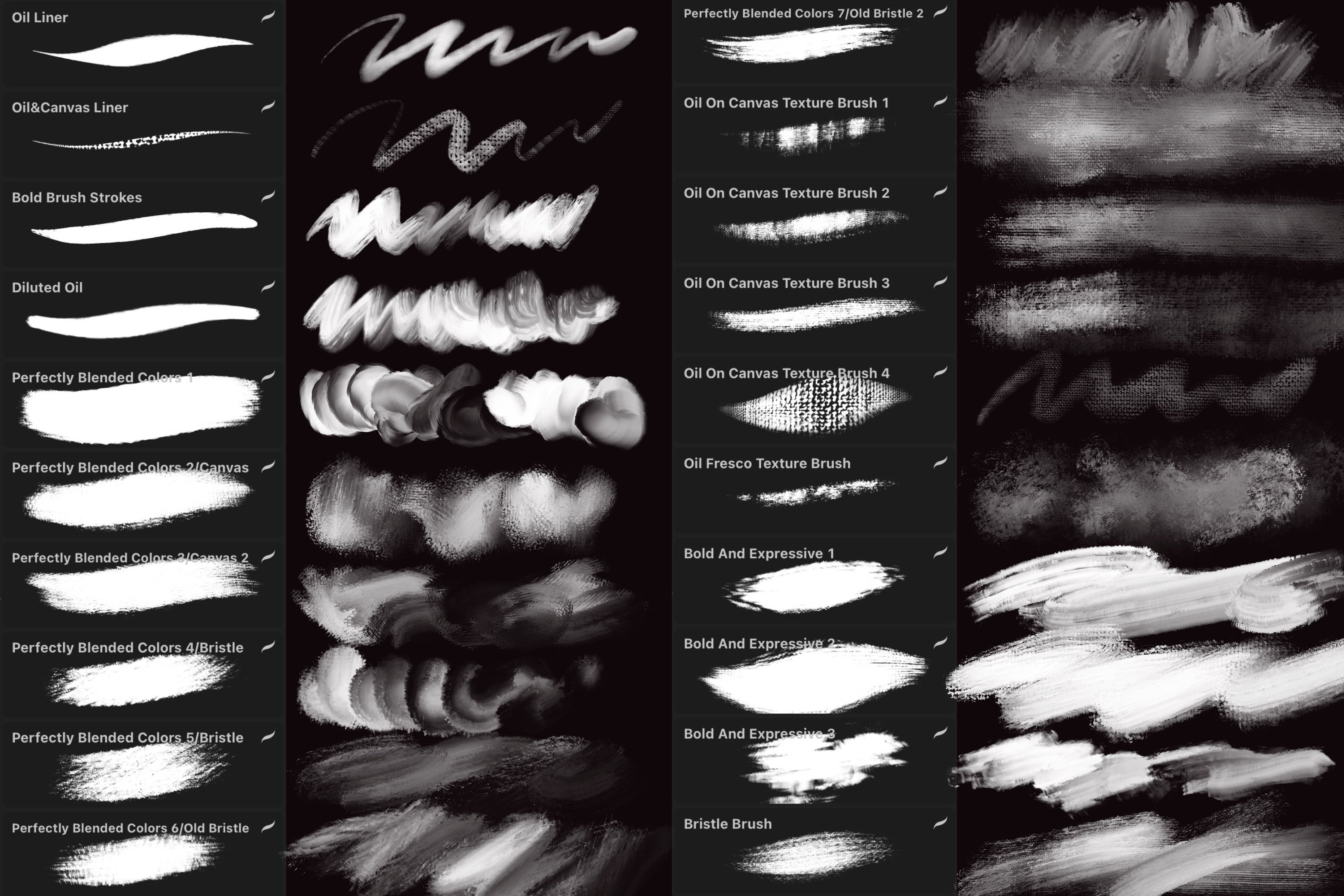 Oil Brushes for Procreate