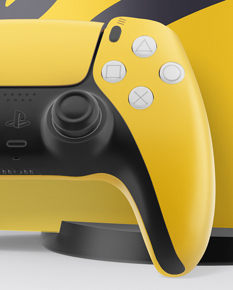 Playstation 5 with DualShock Mockup 3