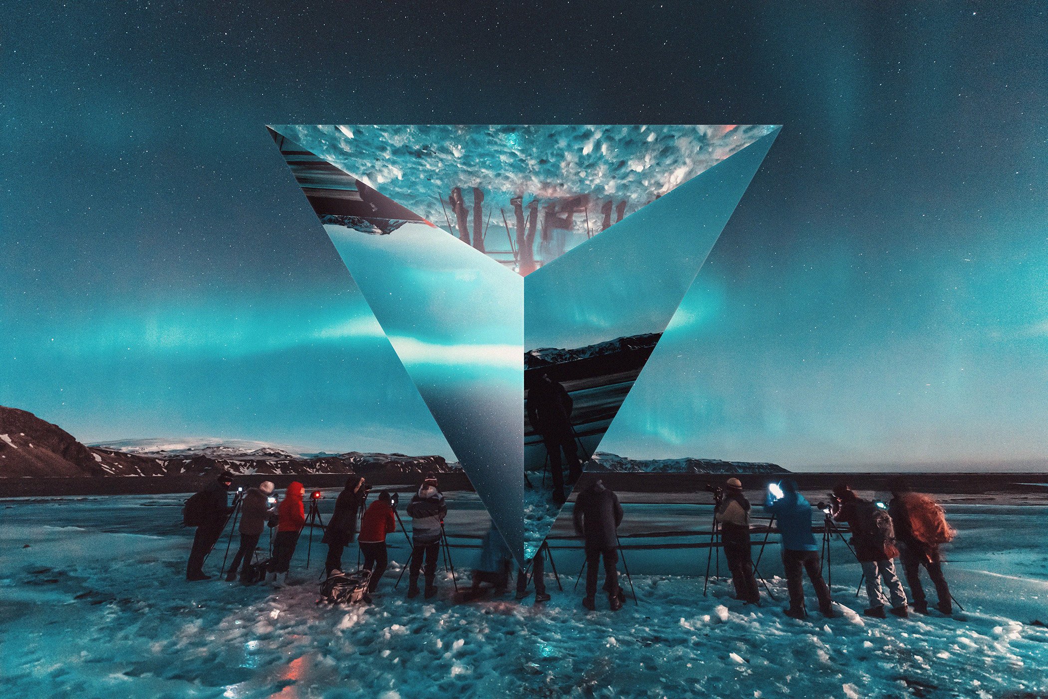 Prism Lens Distortion Photo Effect