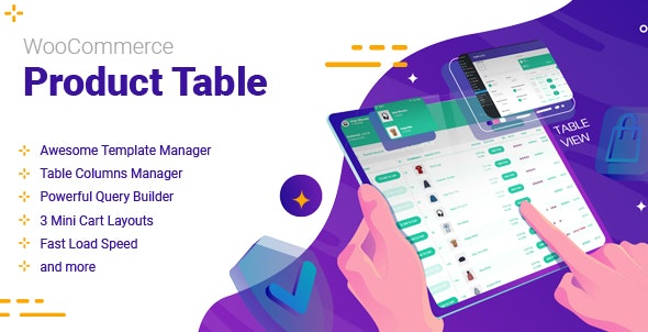 دانلود افزونه وردپرس WooCommerce Product Table