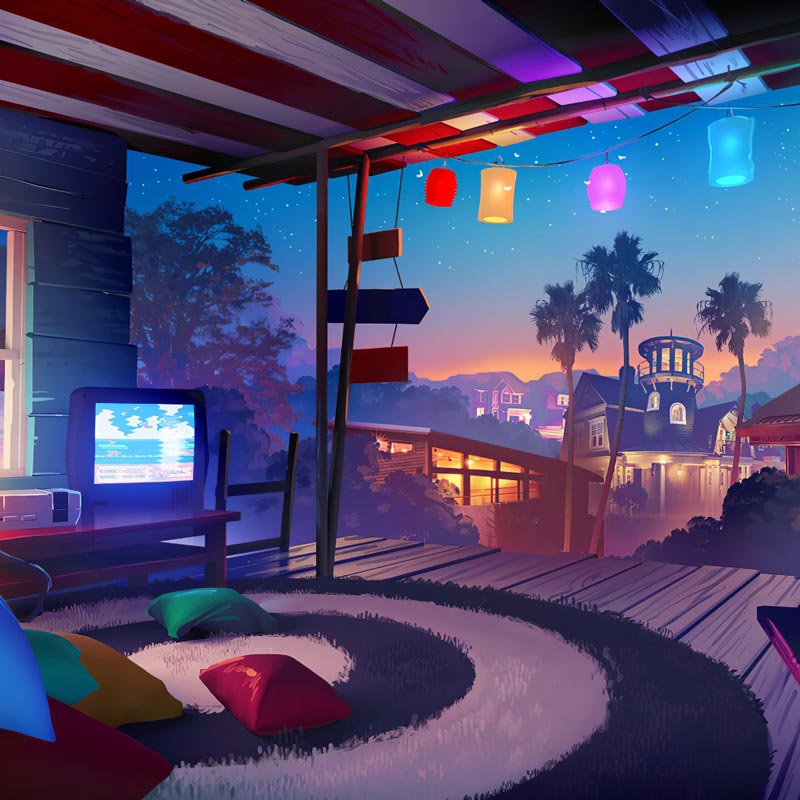 دانلود والپیپر زنده summer night