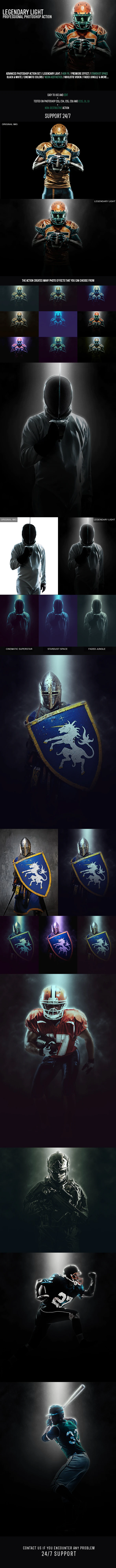 Legendary Light Photoshop Action