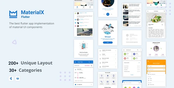 دانلود سورس فلاتر MaterialX Flutter