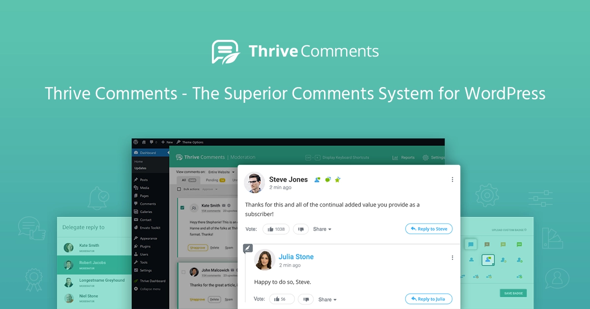 دانلود افزونه وردپرس Thrive Comments