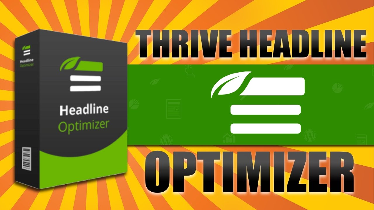 دانلود افزونه وردپرس Thrive Headline Optimizer