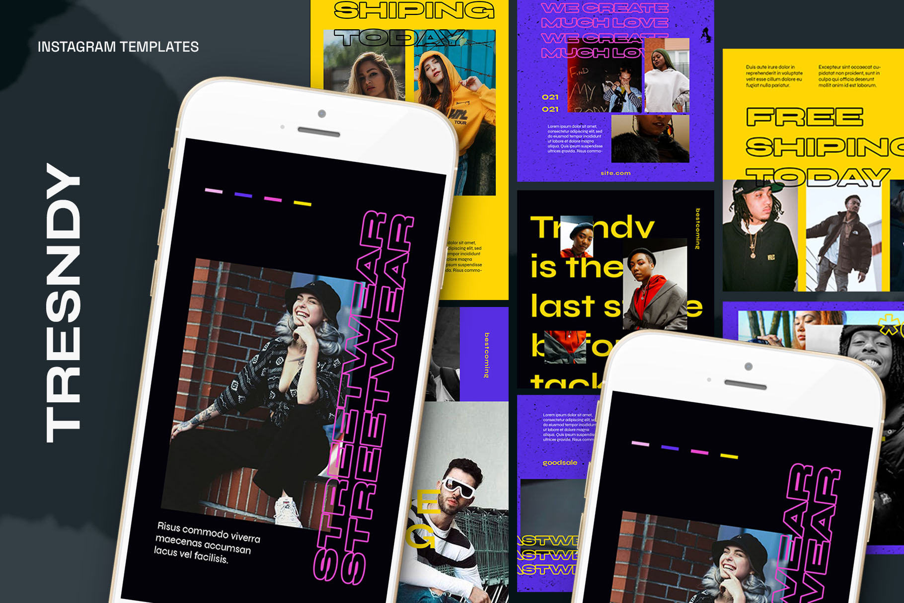 Tresndy Instagram Templates دانلود مجموعه تمپلیت های اینستاگرام Tresndy