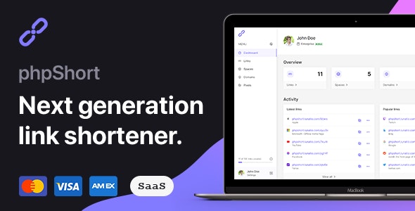 دانلود اسکریپت کوتاه کننده لینک phpShort