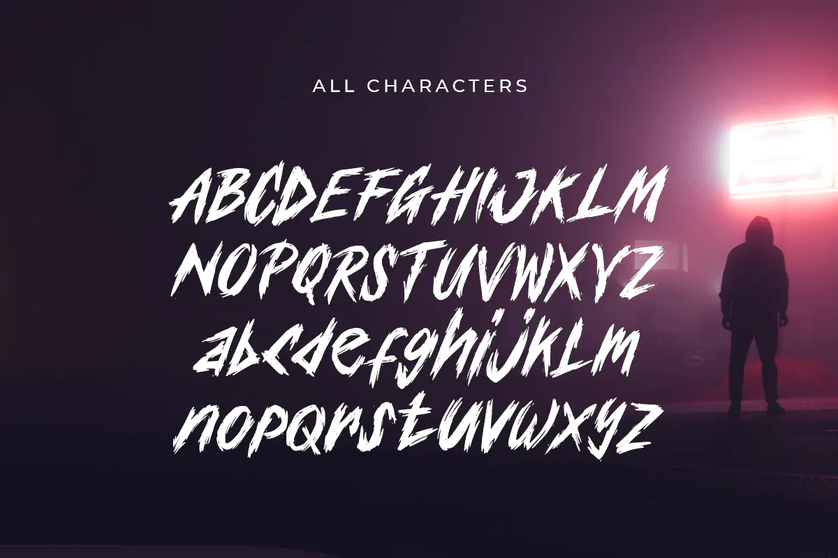 دانلود فونت BUZZER - Modern Brush Handwritten + فونت وب