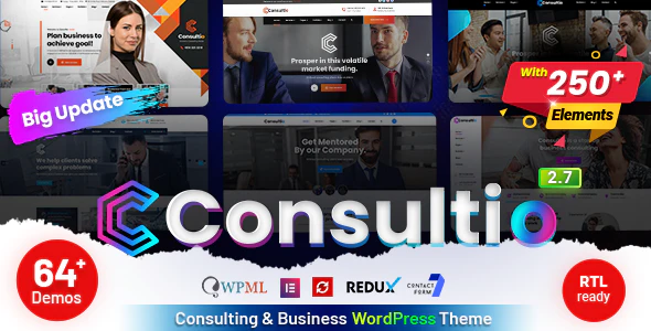 دانلود قالب وردپرس Consultio - پوسته کسب و کار حرفه ای وردپرس