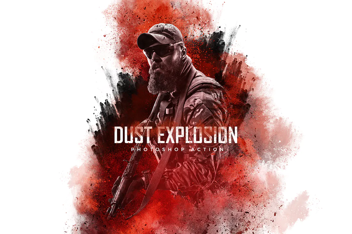 دانلود اکشن فتوشاپ انحصاری Dust Explosion