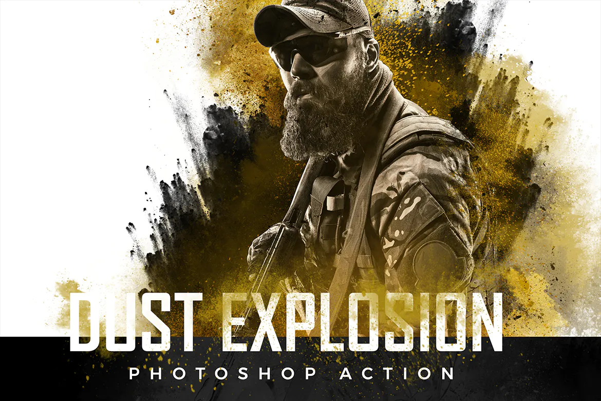 دانلود اکشن فتوشاپ انحصاری Dust Explosion
