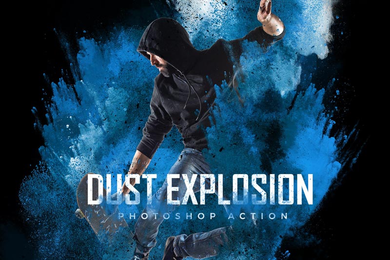 دانلود اکشن فتوشاپ انحصاری Dust Explosion