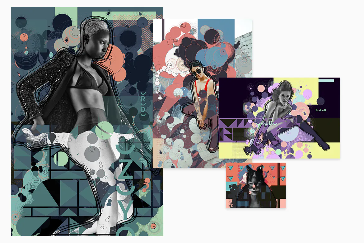 دانلود پلاگین فتوشاپ Geometrical Collage Generator