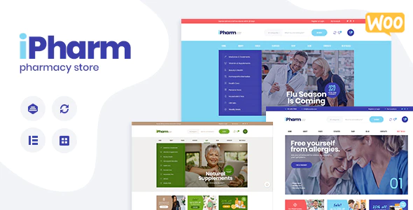 دانلود قالب وردپرس IPharm - پوسته داروخانه آنلاین وردپرس