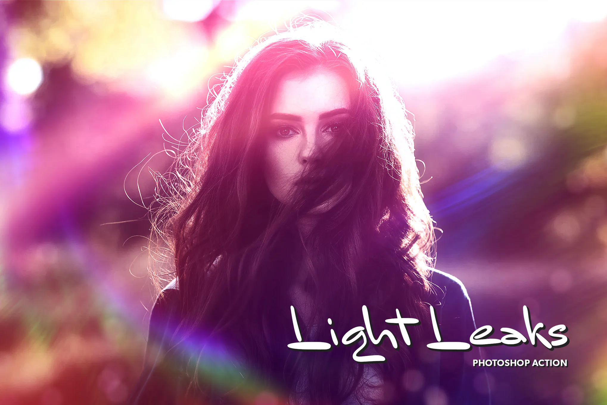 دانلود اکشن فتوشاپ Light Leaks