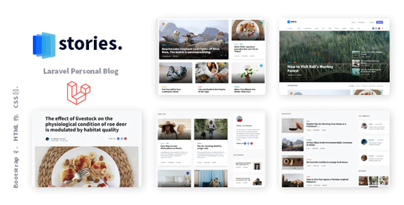 Stories Laravel Creative Multilingual Blog