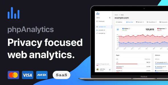 phpAnalytics - Web Analytics Platform دانلود اسکریپت تجزیه و تحلیل phpAnalytics