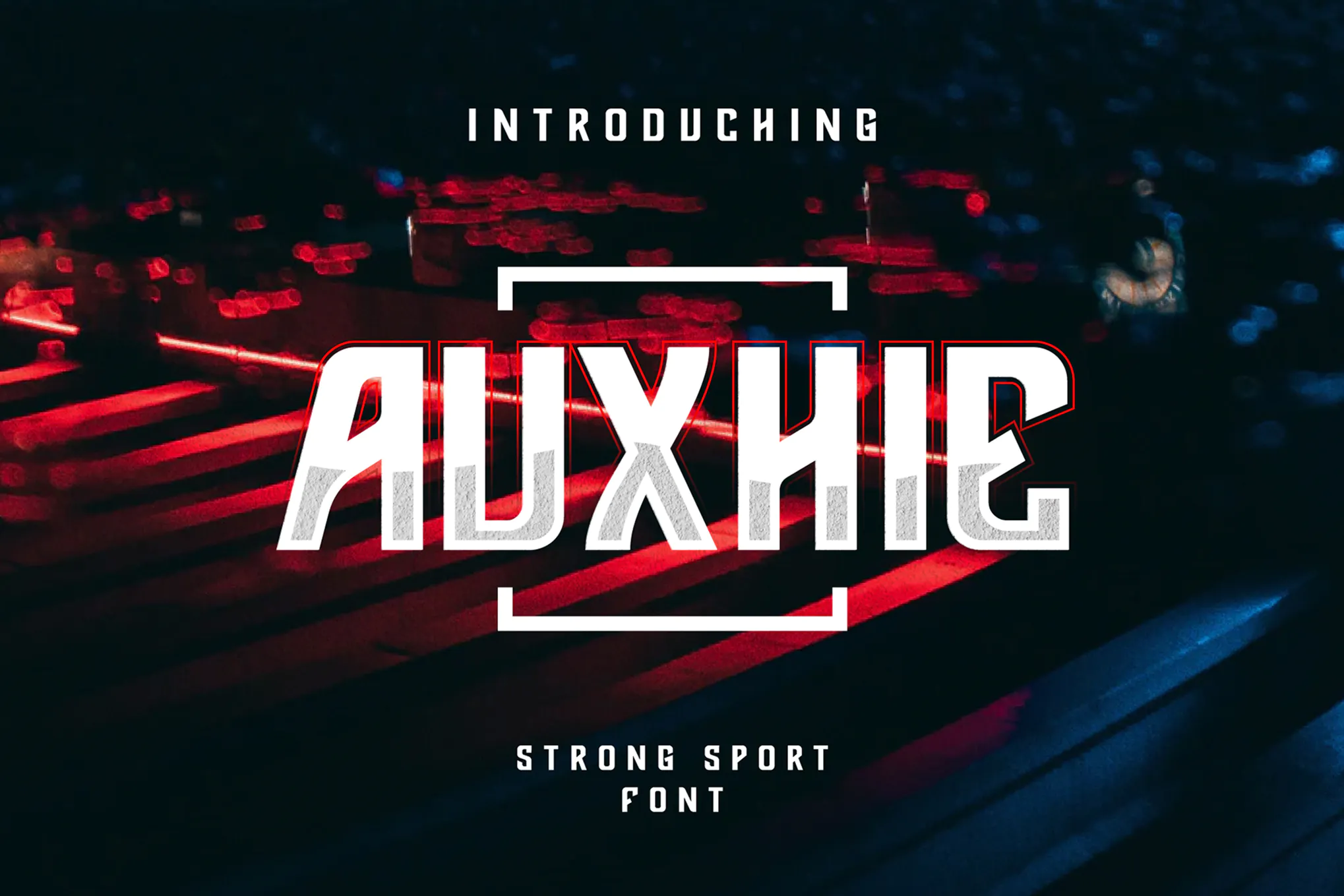 دانلود فونت انگلیسی Auxhie Modern Sport Font