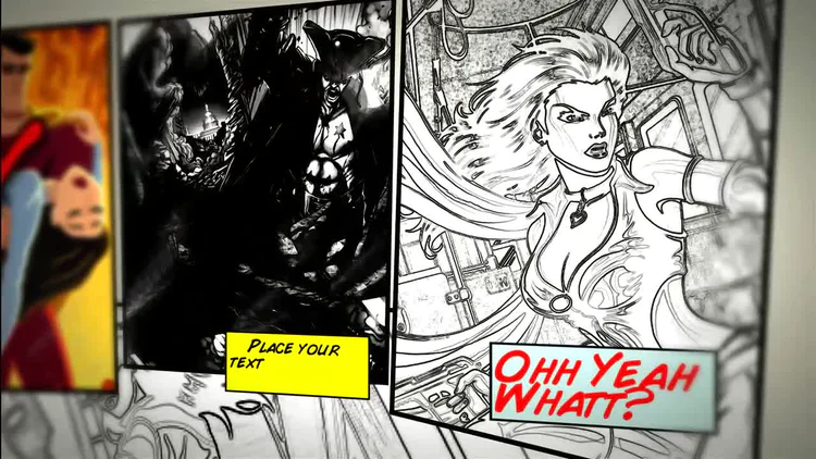 دانلود پروژه افتر افکت Comic Book Trailer