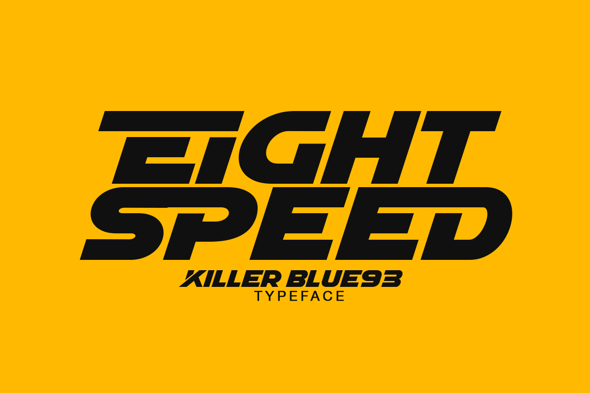 دانلود فونت انگلیسی KILLER BLUE93