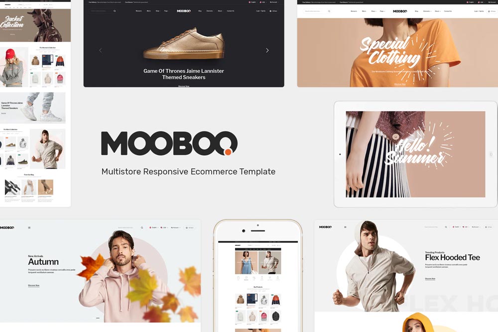 دانلود قالب اپن کارت MooBoo - قالب فروشگاهی پوشاک و لباس اپن کارت