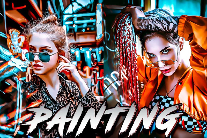 دانلود اکشن فتوشاپ Painting - نسخه اورجینال محصول